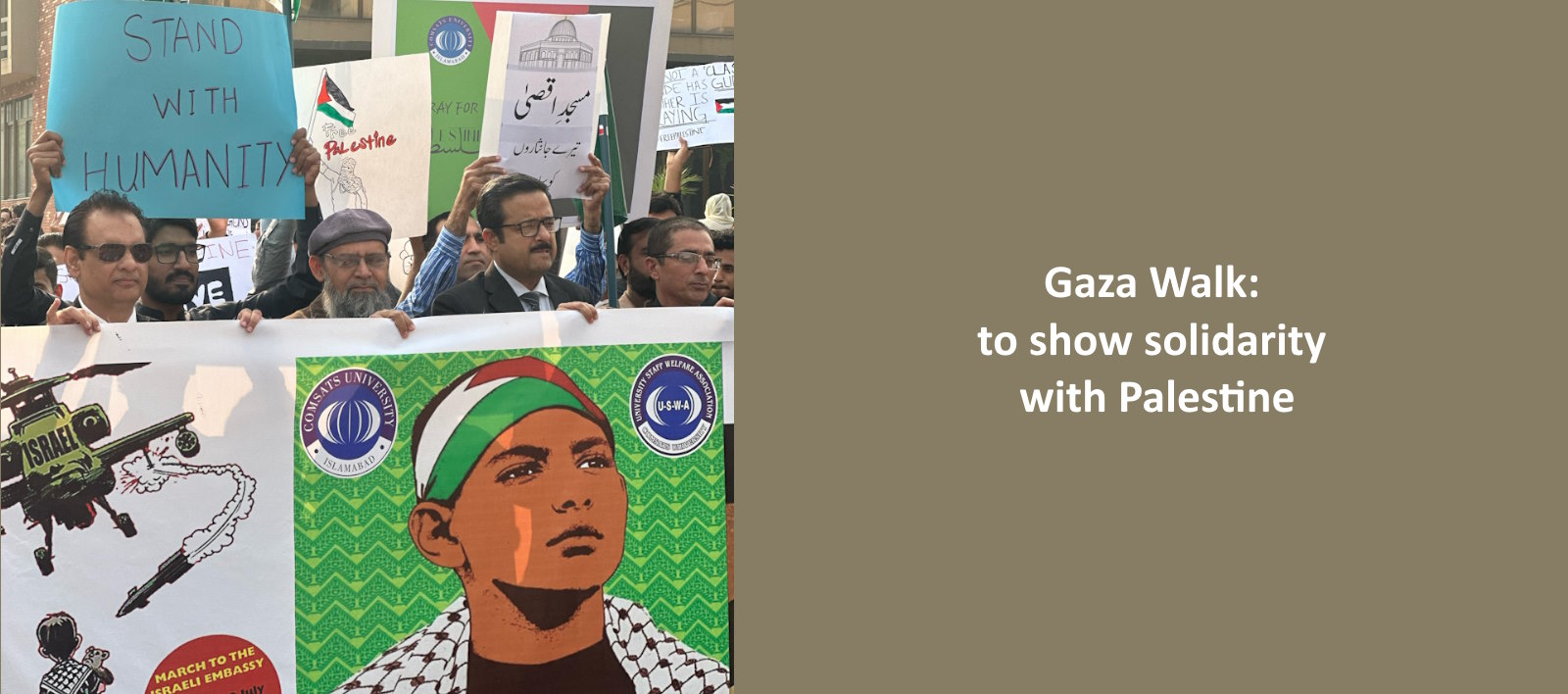 Gaza Walk: to show solidarity with Palestine