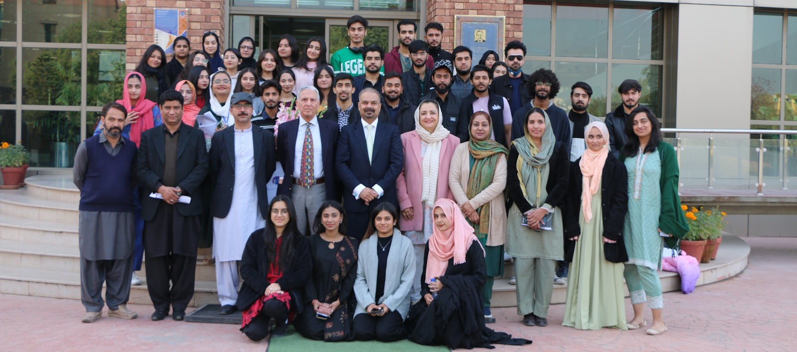 The famous all rounder of Pakistan Cricket Team Mr. Majid Jahangir Khan had an interactive session with the students on the topic - Leadership and Ethics in Sports.