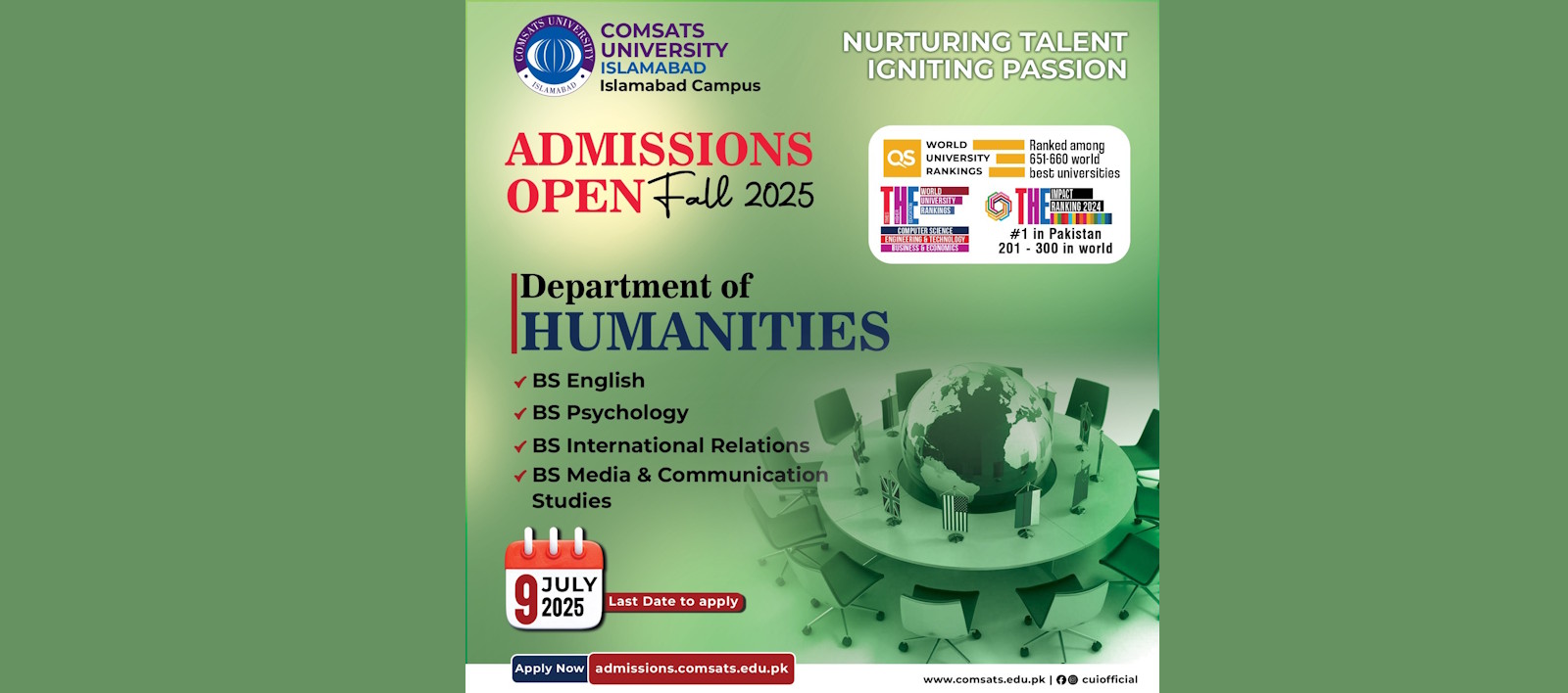 Admissions Fall 2025
