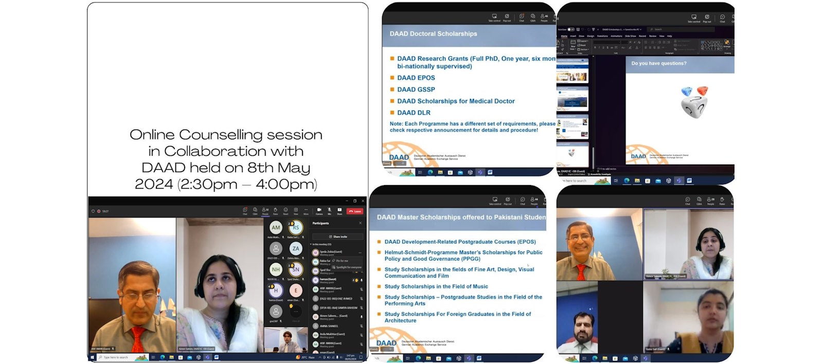 Online Student Counselling Session on 8th May 2024