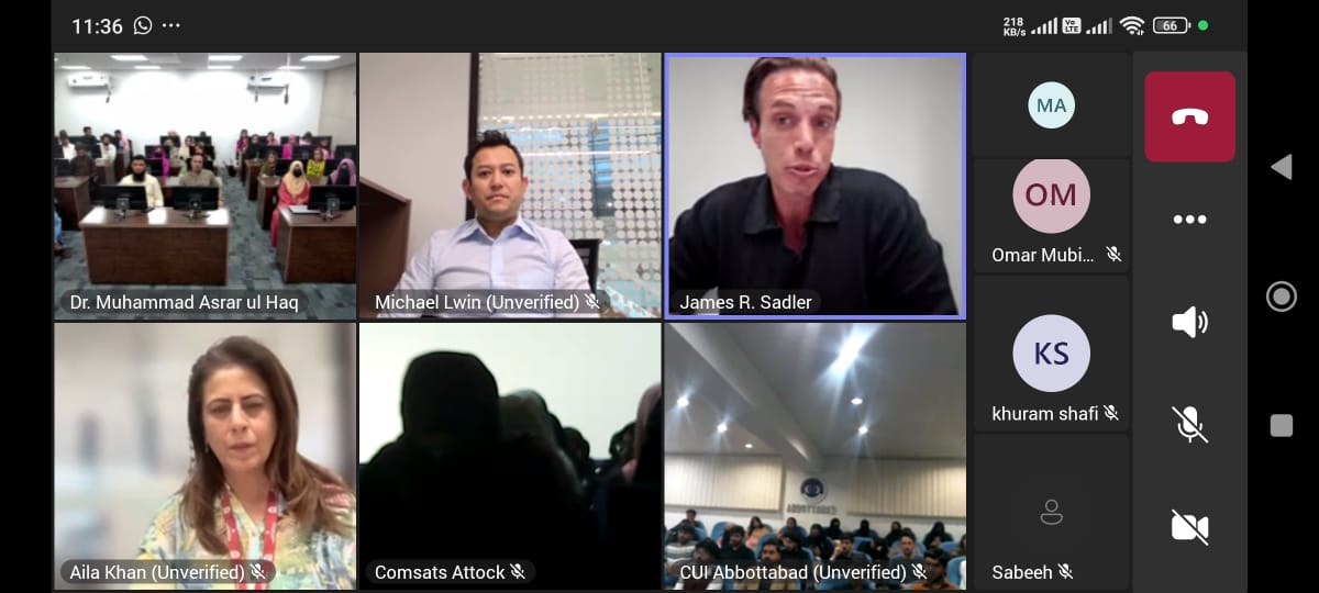 COMSATS University Islamabad, Sahiwal Campus, Partners with University of Western Sydney to Host Webinar on  “Use of Social Robots in Business”