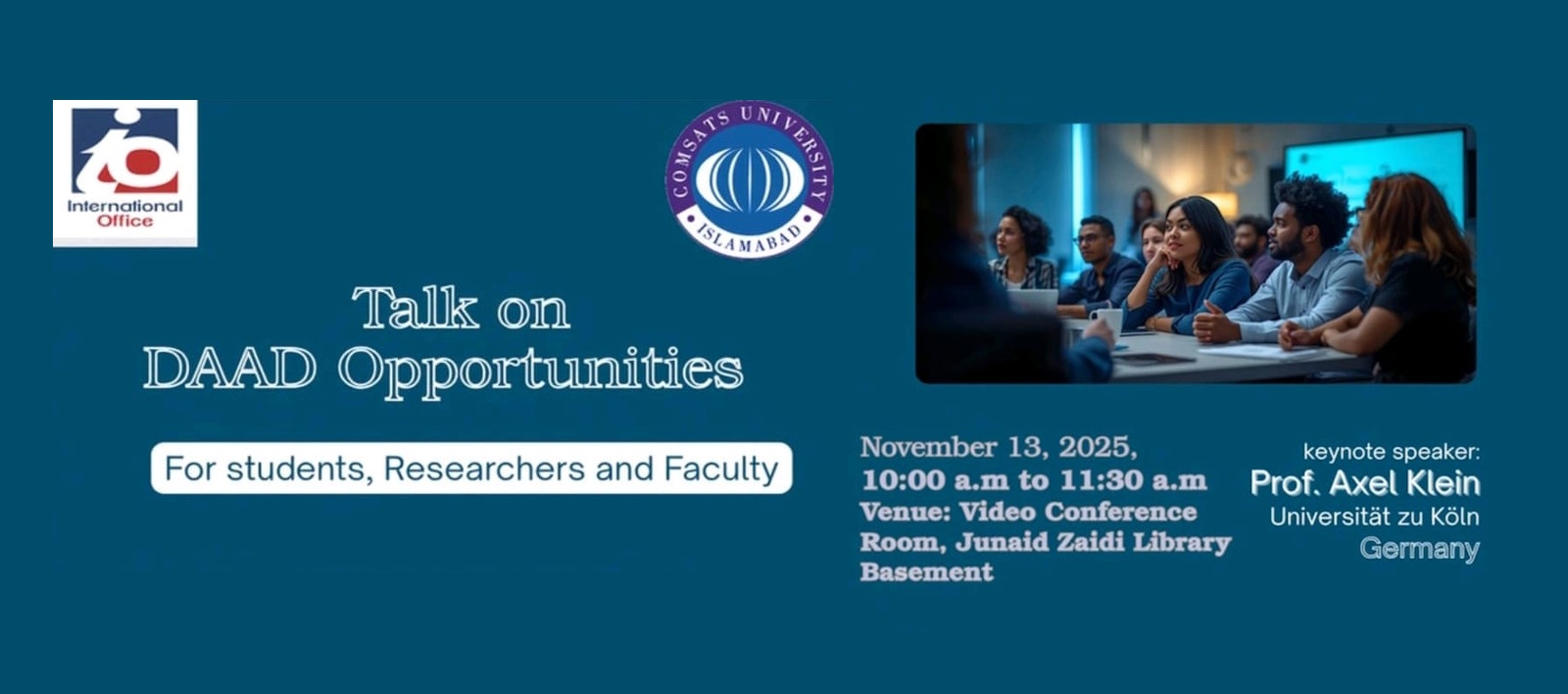 Talk on DAAD Opportunities