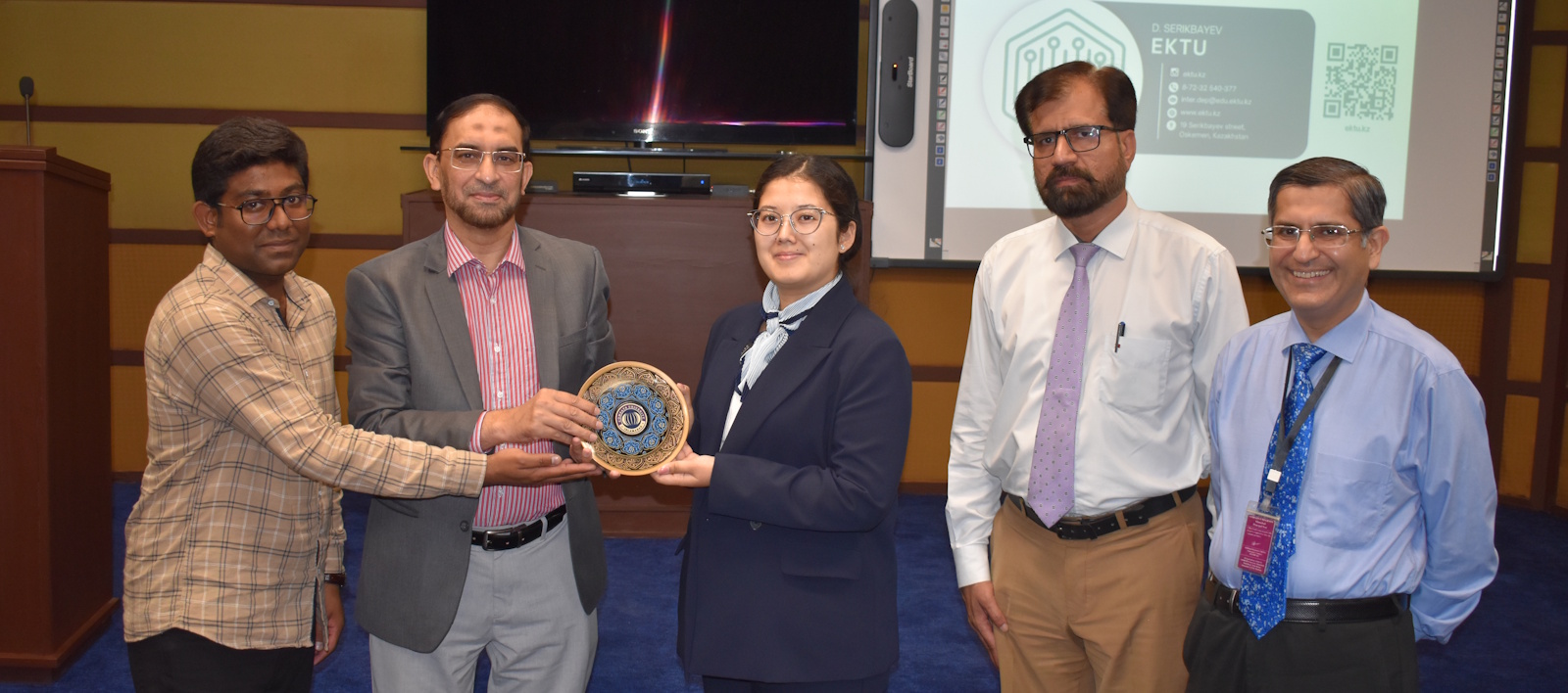 EKTU Delegation Highlights Study and Scholarship Opportunities in Kazakhstan at CUI Seminar