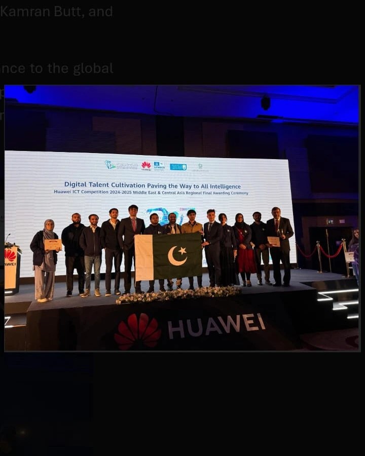 Congratulations to the CUI team for securing 1st Prize in the Huawei 2024-2025 ME&CA