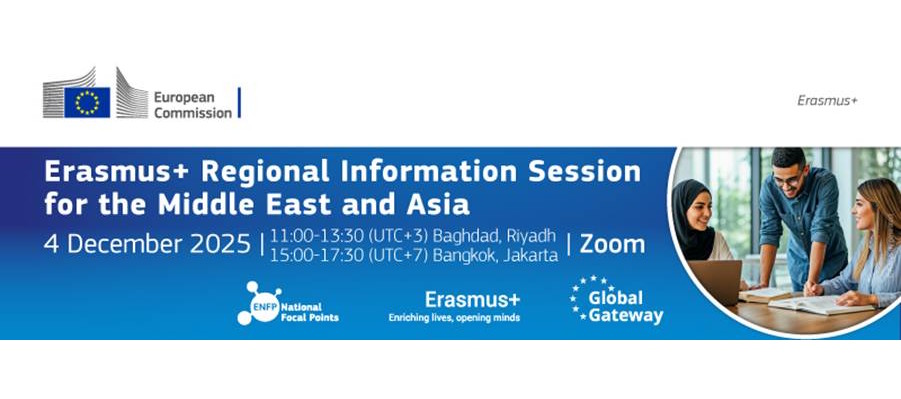 Register NOW for the Erasmus+ Regional Information Session on 4 December 2025